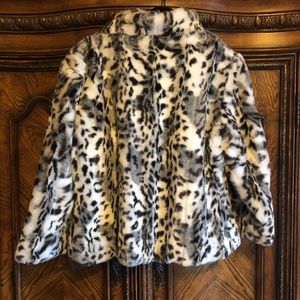Faux fur jacket